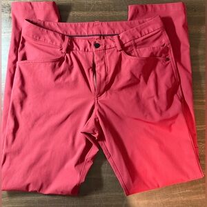 Lululemon Pants Men's 32x33 Red Golf Stretch 5 Pockets
